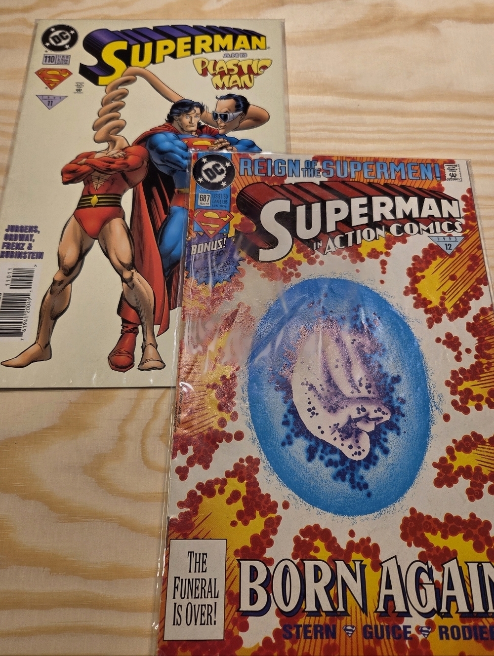 (SET OF 2) DC Comics - 90s Superman Comic Books